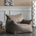 Wagrex - Modern Single Beanbag Sofa - Rustic Retro