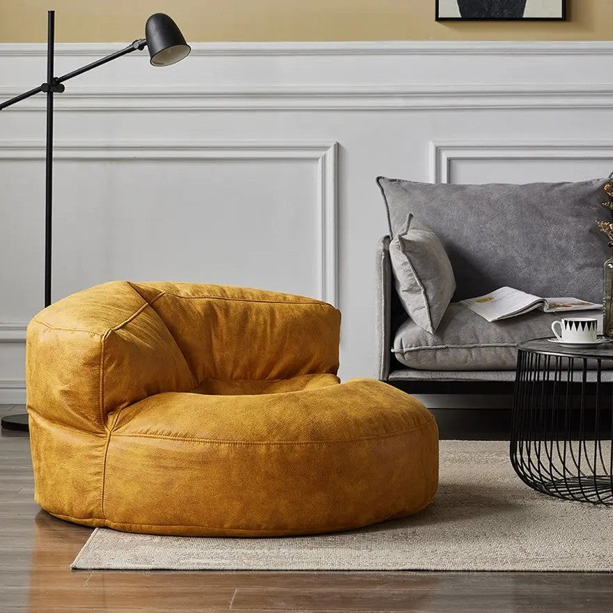 Wagrex - Zitzak Modern Rond Retro-Leer