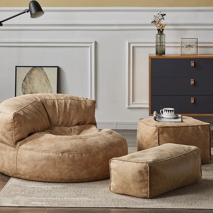 Wagner - Beanbag Modern Round 100cm x 45cm - Act Design Shop