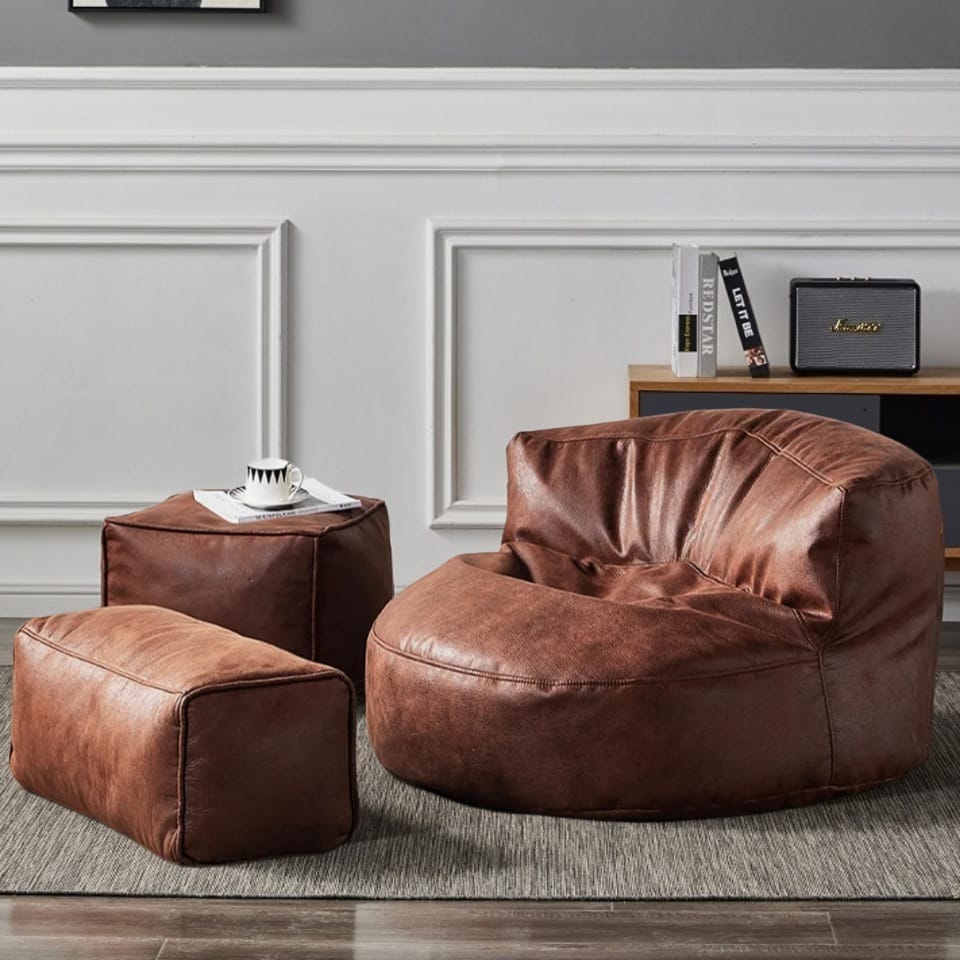 Wagner - Beanbag Modern Round 100cm x 45cm - Act Design Shop