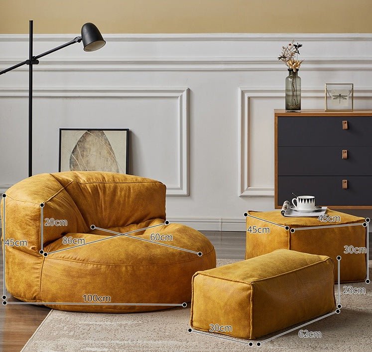 Wagner - Beanbag Modern Round 100cm x 45cm - Act Design Shop