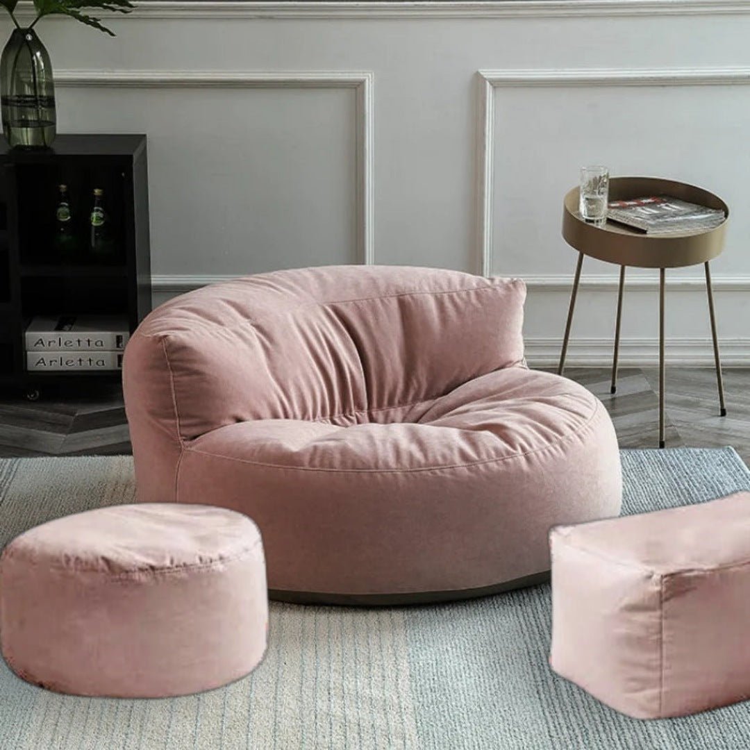 Wagner - Beanbag Round Soft Velvet - Act Design Shop
