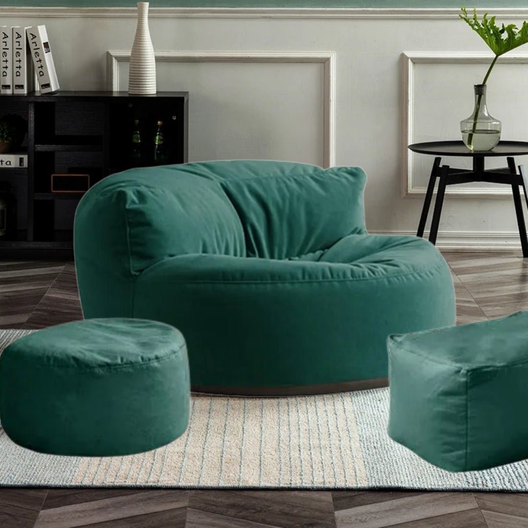 Wagner - Beanbag Round Soft Velvet - Act Design Shop
