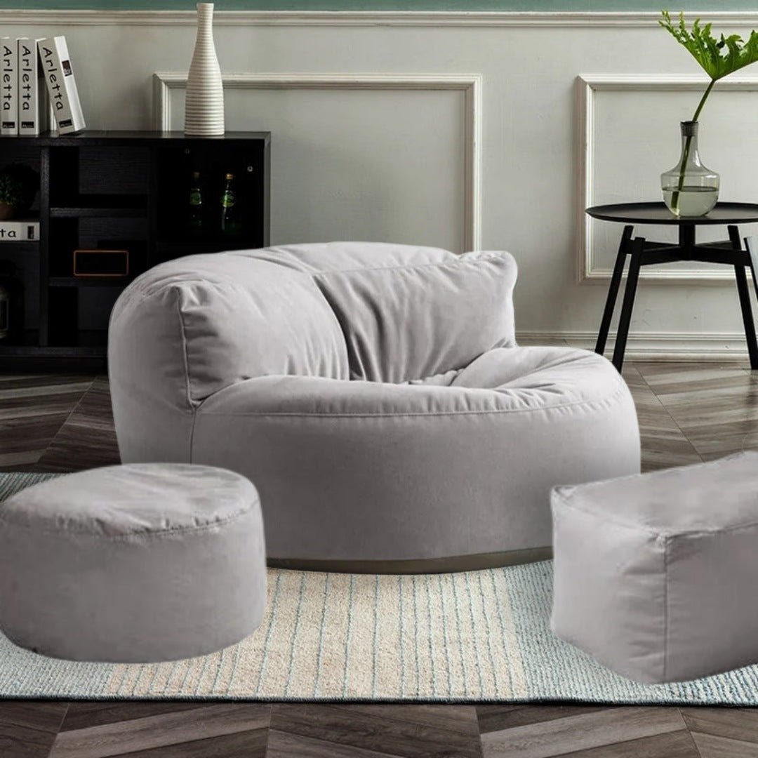 Wagner - Beanbag Round Soft Velvet - Act Design Shop