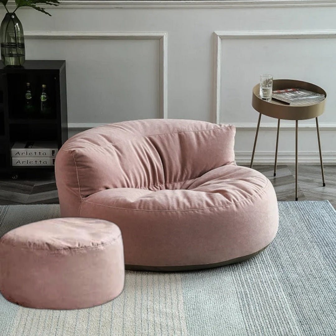 Wagner - Beanbag Round Soft Velvet - Act Design Shop