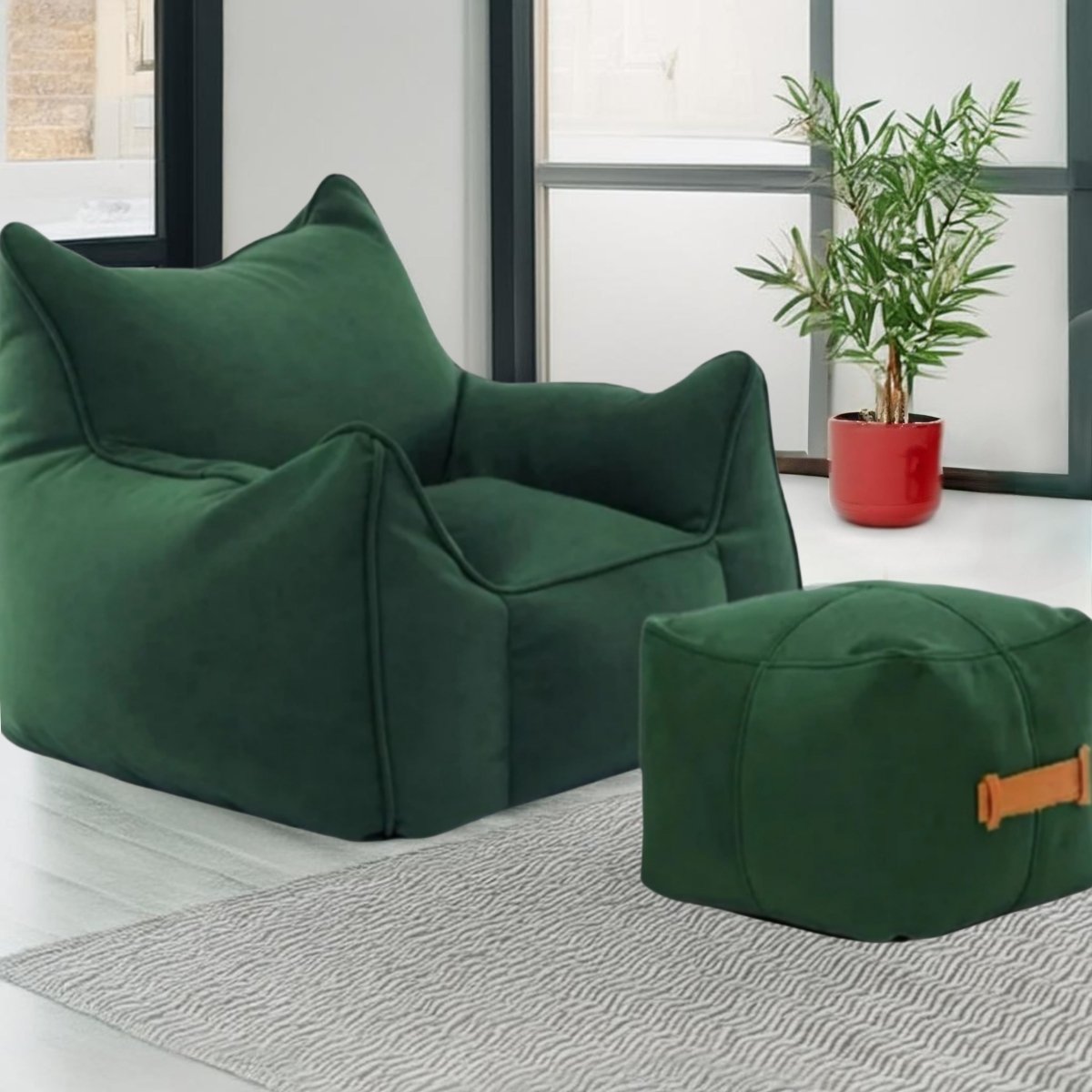 Wagner - Beanbag Square Soft Velvet - Act Design Shop