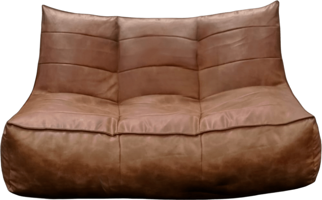 Wagner - Fauteuil Beanbag Rib Modern Retro - Leather - Act Design Shop