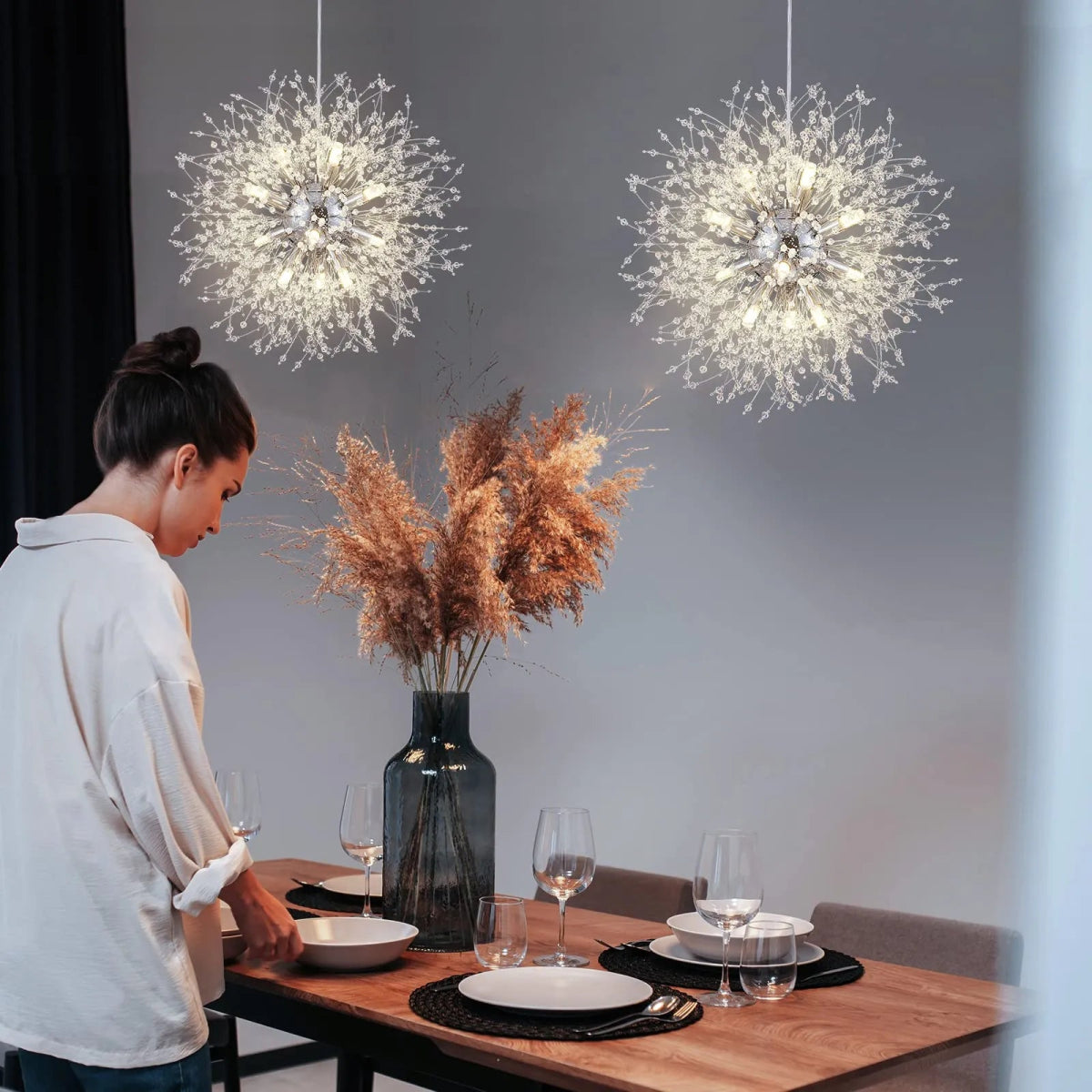 Dandelion Crystal Chandelier Pendant Light - Act Design Shop
