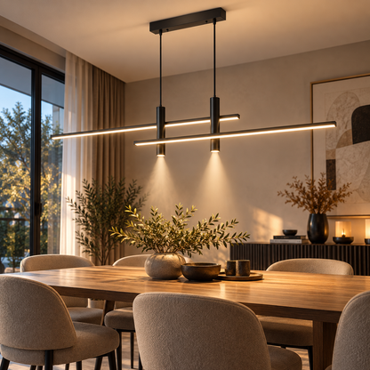 Moderne industriële LED hanglamp