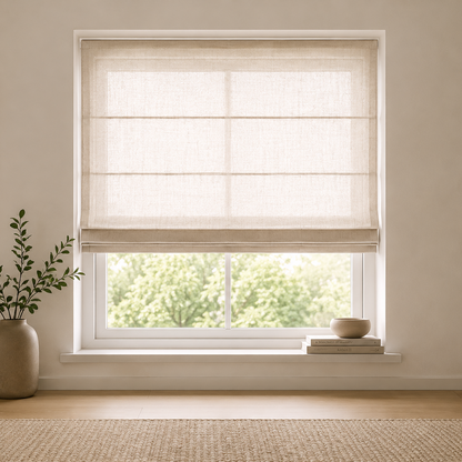 Custom-Made Roman Blinds — Privacy & Heat Insulation | Made to Measure