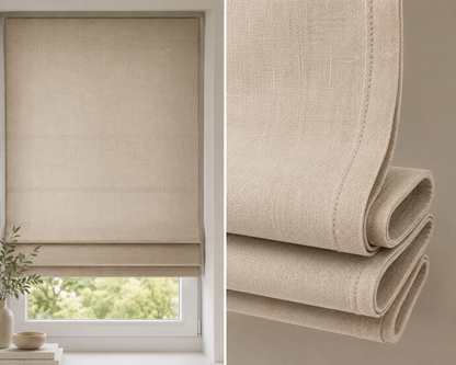 Custom-Made Roman Blinds — Privacy & Heat Insulation | Made to Measure