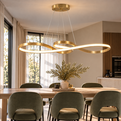 Moderne LED Hanglamp Ringen – Verstelbaar en Dimbaar  