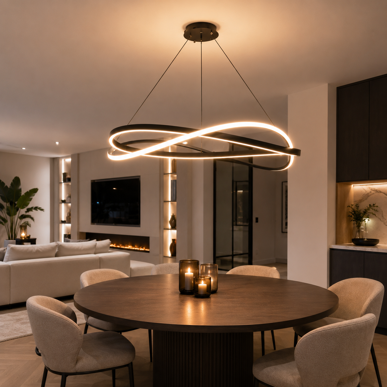 Cluster hanglamp - Moderne LED-bar kroonluchter