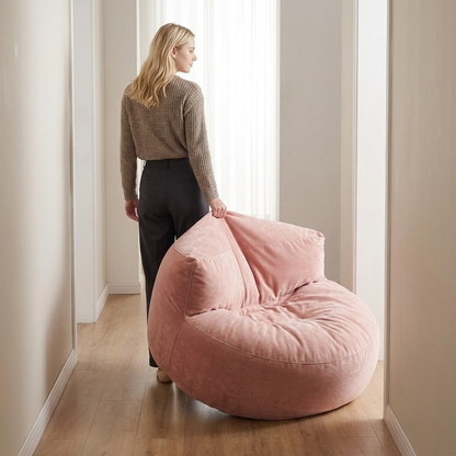 Beanbag Round Thick Velvet