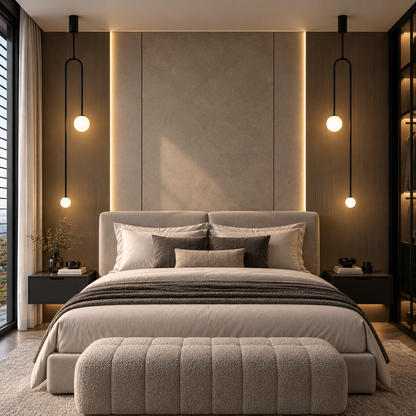 Glazen Bol Hanglamp – 2 Bollen | Goud of Zwart | Klein of Groot | Warm of Koud Wit