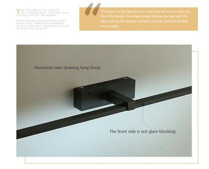 Moderne LED-wandlamp Badkamer make-up licht Lijnlamp voor Badspiegel