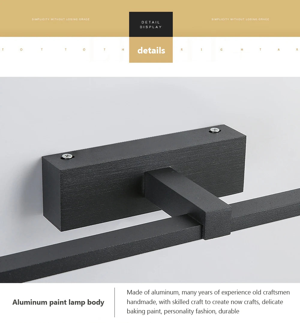 Moderne LED-wandlamp Badkamer make-up licht Lijnlamp voor Badspiegel