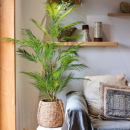 Houseplant artificial palm tree tropical plastic fake plant