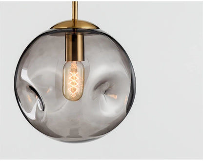 Glazen Bol Hanglamp – Rookgrijs of Amber | Klein & Groot