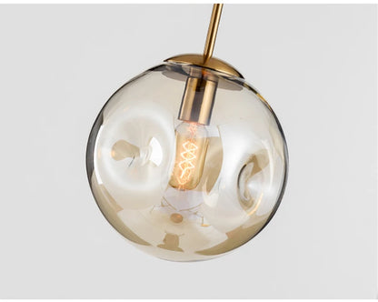 Glazen Bol Hanglamp – Rookgrijs of Amber | Klein & Groot