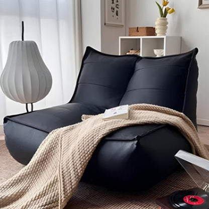 Stoel voor woonkamer met deken zwart fauteuil bank eenzitter