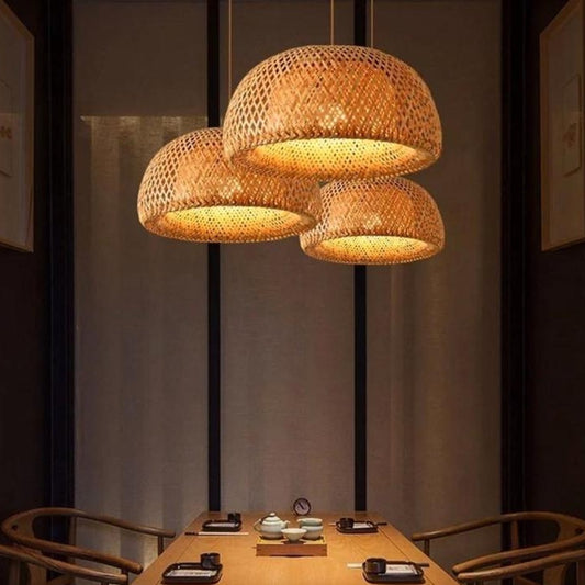 Wagner - Bamboo Hanging Lamp Round