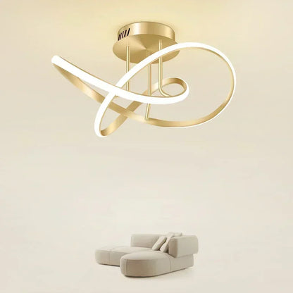 Moderne LED-plafondkroonluchter - traploos dimbaar