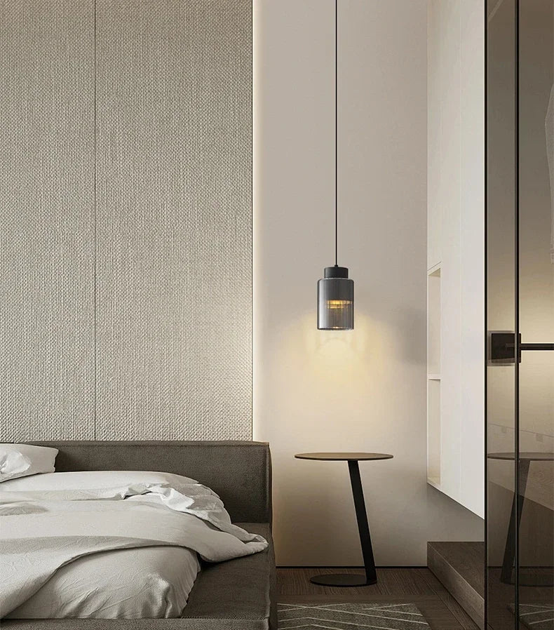 Nordische Glazen LED Hanglamp Zwart / Goud