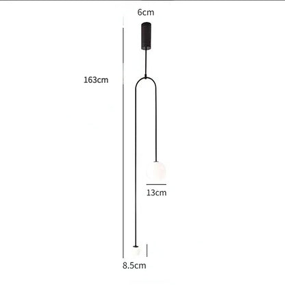Glazen Bol Hanglamp – 2 Bollen | Goud of Zwart | Klein of Groot | Warm of Koud Wit