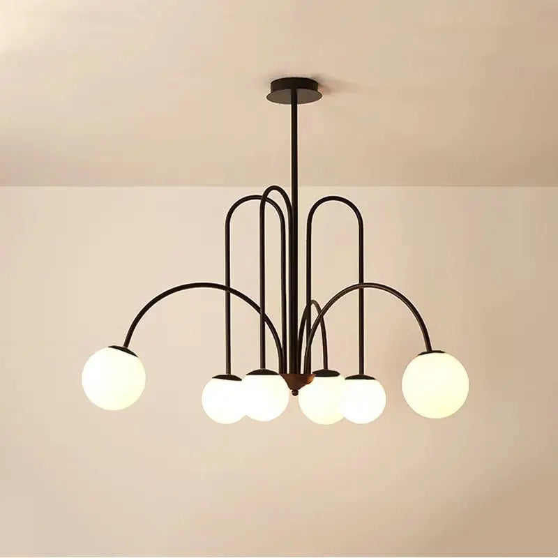 LED Hanglamp Diva - Glazen Bol Kroonluchter