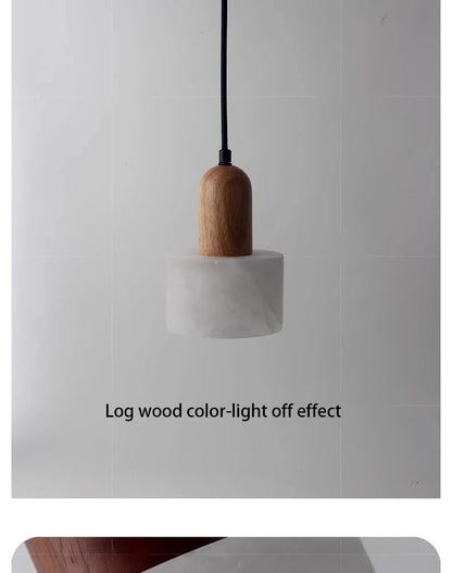 Luxe marmeren hanglamp - Wabi-Sabi LED-lamp van natuursteen