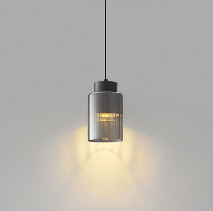 Nordische Glazen LED Hanglamp Zwart / Goud