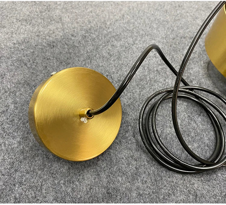 Moderne glazen hanglamp - Amberkleurige designkroonluchter voor eetkamer en keuken