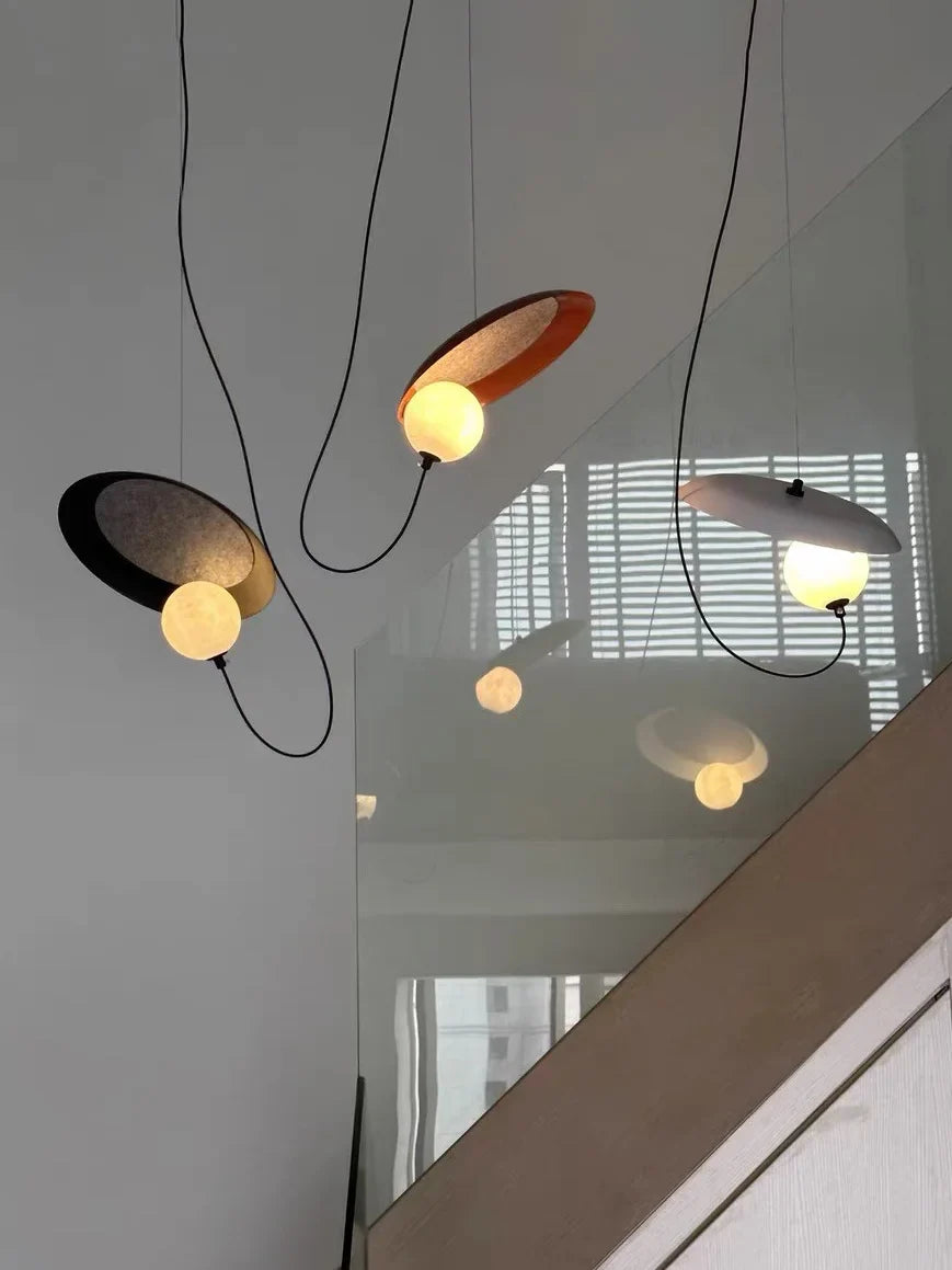 Moderne LED Hanglamp met Magneetbevestiging – Ø25 of Ø35 cm | Wit, Zwart of Rood