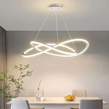 NIMBUS LED-hanglamp – Moderne dimbare kroonluchter voor eetkamer en slaapkamer | 50–60 cm