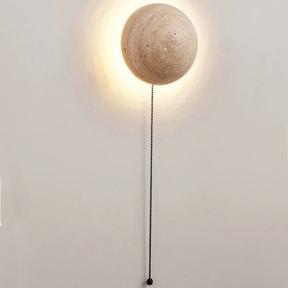 Nordic Limestone Wandlamp - Natuursteen LED-lamp voor Slaapkamer &amp; Gang