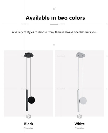 Moderne led-hanglamp met verstelbaar snoer – zwart aluminium