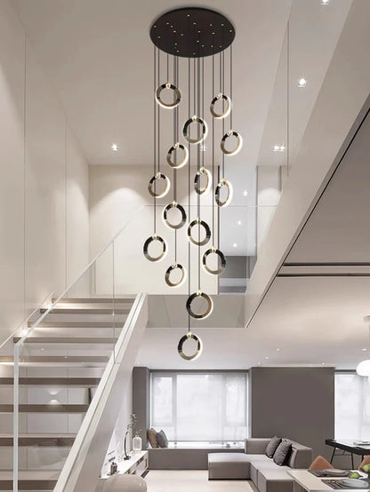 Octo - Moderne LED hanglamp kroonluchter voor woonkamer en trap