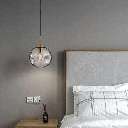Glazen Bol Hanglamp – Rookgrijs of Amber | Klein & Groot