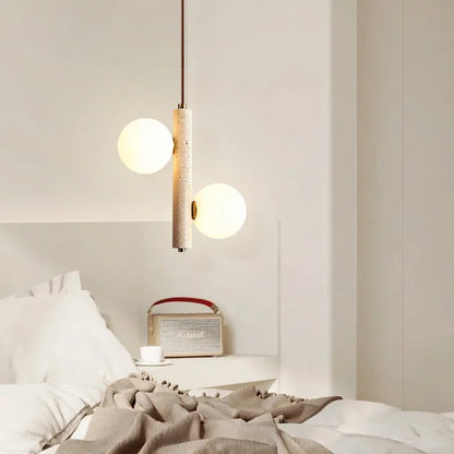 Cave Stone LED Pendant Lamp - Modern Nordic Style