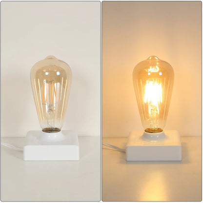 E27 LED Edison-lamp 4W Vintage Retro Filamentlamp ST64 Amberkleurig glas Warm wit 3000K 430LM Energiebesparende decoratieve lamp met antieke schroefvoet