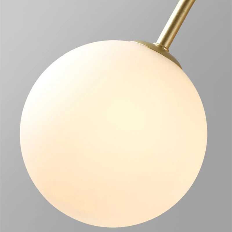 LED Hanglamp Diva - Glazen Bol Kroonluchter
