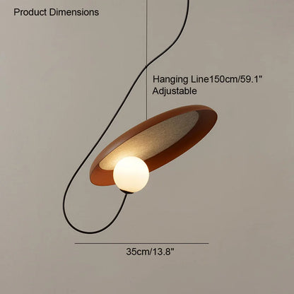 Moderne LED Hanglamp met Magneetbevestiging – Ø25 of Ø35 cm | Wit, Zwart of Rood