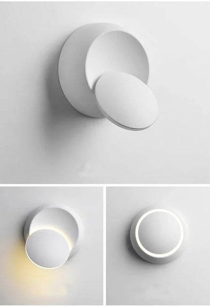 LED Wandlamp 350° Draaibaar – Moderne Wandverlichting voor Binnen