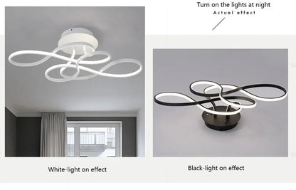 Moderne LED-plafondkroonluchter - traploos dimbaar