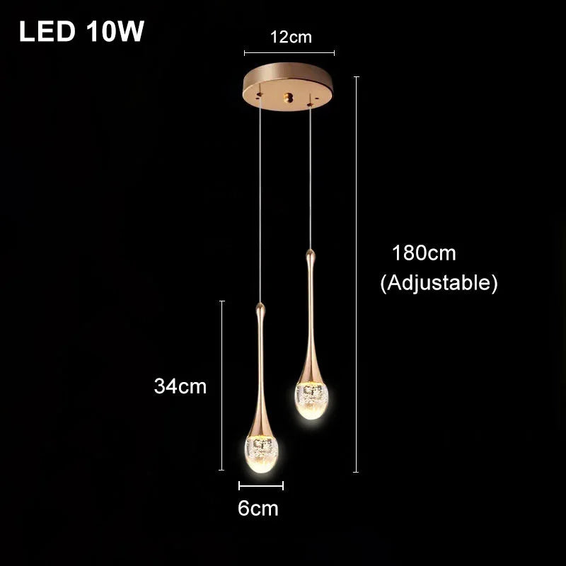 Moderne Bellen Kristallen Hanglamp — 1, 2 of 3 Koppen