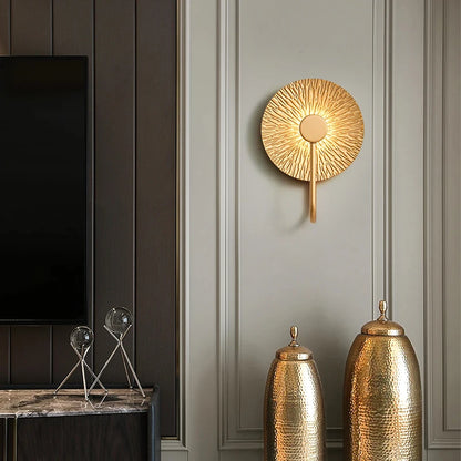 Leaf LED Wall Sconce – Art Deco Bedside Light