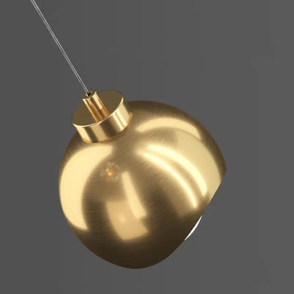 Boogarm Kristallen Hanglamp – Zwart & Goud