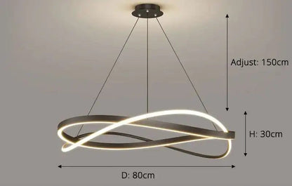 Cluster hanglamp - Moderne LED-bar kroonluchter