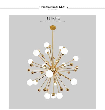 Lixy - Modern wereldwijd LED-kroonluchter satellietontwerp